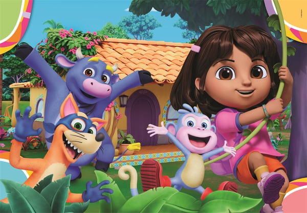 Clementoni Puslespil Dora The Explorer 2025, 2x20 brikker