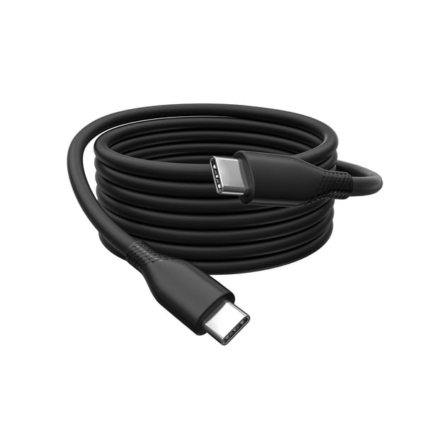 DIGITUS - USB-kabel - USB-C (hane) till USB-C (hane) - USB 2.0 - 20 V - 3 A - 2 m - formpressad, USB Power Delivery (60W) - svart