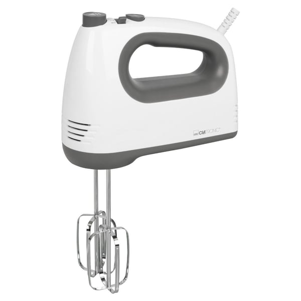 Clatronic HM 3775 - Håndmikser - 400 W - hvit/grå