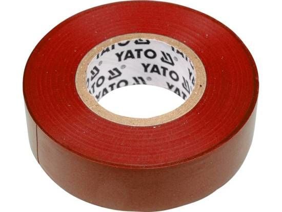 YATO elektroisoleringstape 19 mm x 20 m rød