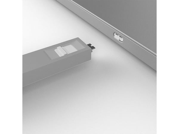 Lindy 40427, Portin lukitsin + avain, USB Type-C, Valkoinen, 5 kpl, 10 g