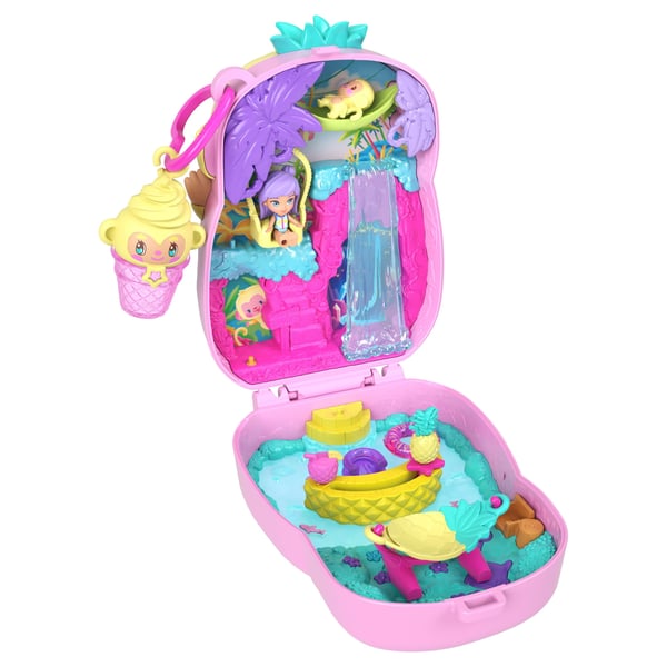 Polly Pocket Core Compact Pineapple Monkey Colada