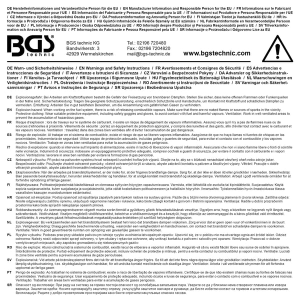 BGS technic Universal 3-Arm Tank Sensor Wrench, 1,02 kg