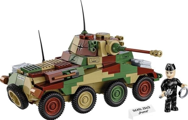 COBI 2287 byggsats 470 delar WWII Sd.Kfz. 234/2 Puma