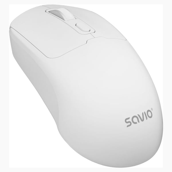 Savio MB-05, Ambidextrous, Bluetooth, 1600 dpi, Vit
