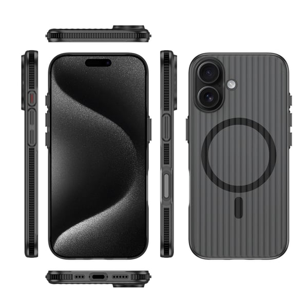 4smarts Aero, Suojus, Apple, iPhone 17, 16 cm (6.3"), Läpinäkyvä, musta