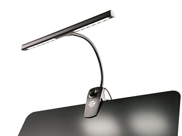 König & Meyer Dimmer Light, Svart, Stål, LED, 1400 lx, 3 m, AC