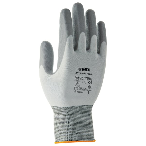 Uvex 6005010, Grå, Hvit, Voksen, Voksen, Unisex, 1 stykker, Elastan, Polyamid