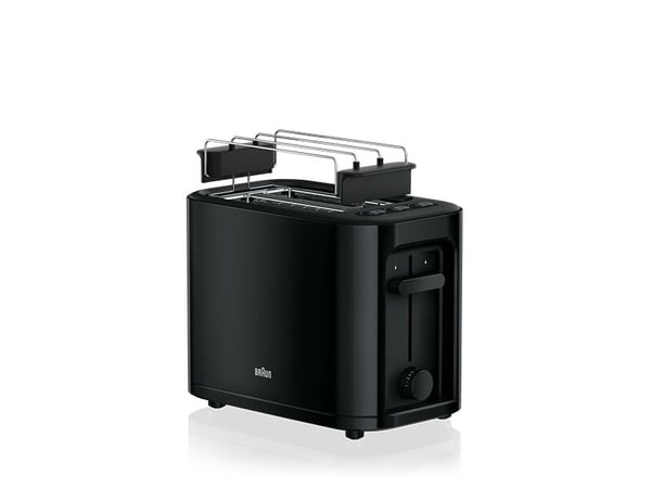 Braun PurEase HT3010 BK - Brødrister - 2 skive - 2 Spor - svart