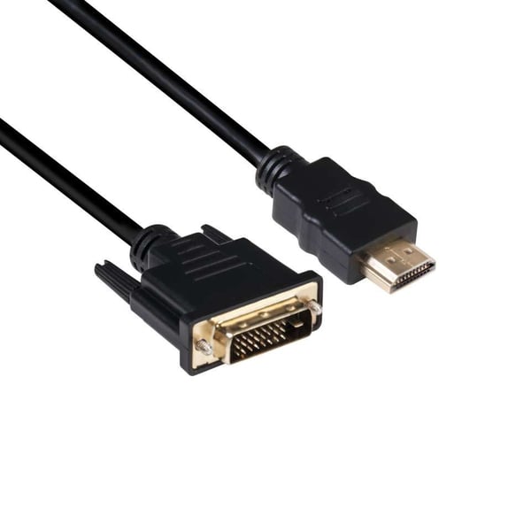 Club 3D CAC-1210 - Adapterkabel - dobbeltlenke - DVI-D hann til HDMI hann - 2 m - 4K-støtte