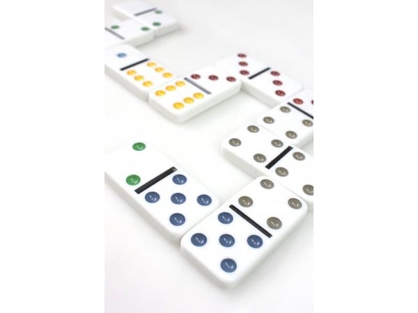 Tactic Domino Double 6 board game