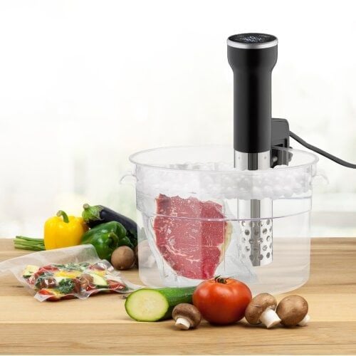 Caso Garer SV 400, Sous vide cirkulationspanna, Svart, Rostfritt stål, Touch, LED, GS/CE, 25 °C