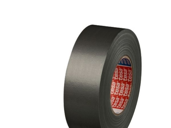 TESA 4688, musta, Niputus, Pakkaaminen, Korjaus, Polyesteri, 25 m, 50 mm