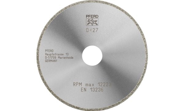 PFERD D1A1R 125-2-22,23 D 427 GAD, Plast, PFERD, 2,22 cm, 12,5 cm, 1 stk.
