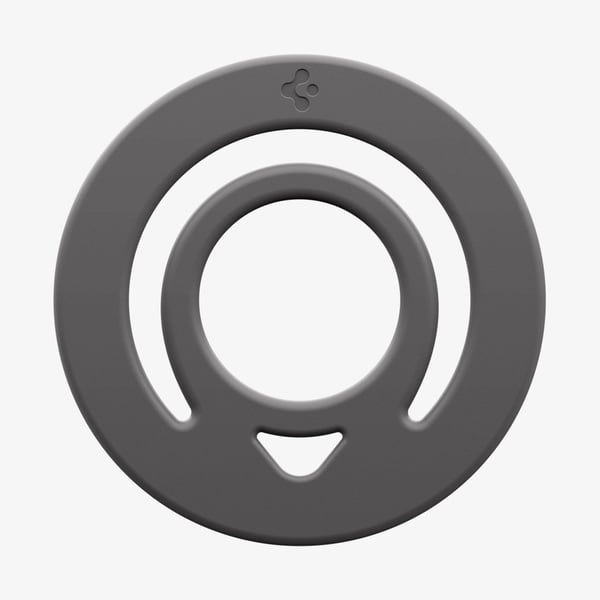 Spigen OM105, Magnetisk ring, Grå, Polykarbonat, Universal, Apple, Google, Samsung, 1 styck
