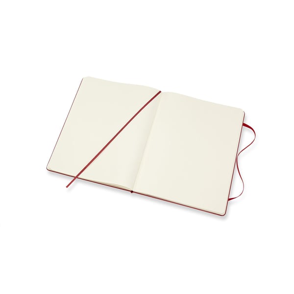 Moleskine Notebook Classic XL, ulinjeret Scarlet Red
