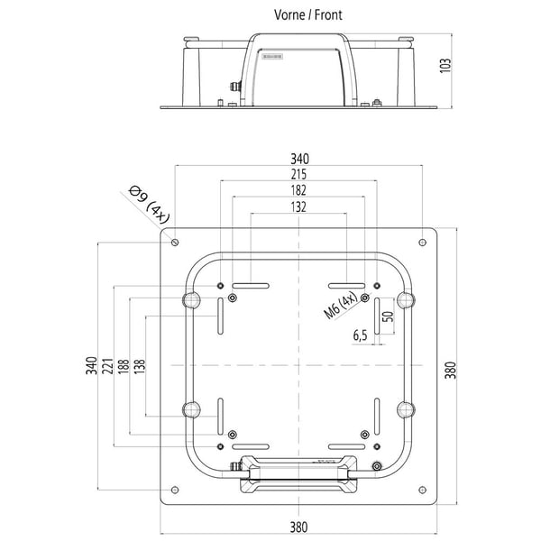 Siemens 6GT2698-5AA10, IP65, 3,3 m, Utomhus, CE, RoHS, REACH, 380 mm, 380 mm