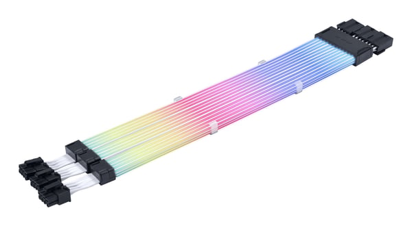 Lian Li Strimer Wireless GPU-kabel 3x 8-Pin ARGB 0,36 m PW12-1W
