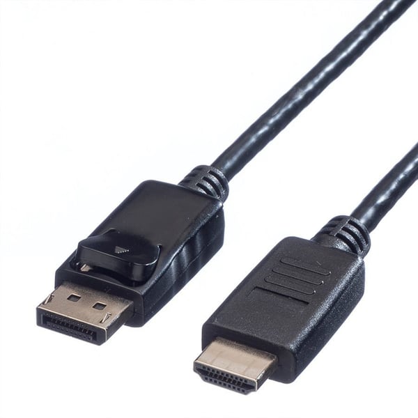 Value 11.99.5782, 3 m, DisplayPort, Hankjønn, Hankjønn, Rett, Rett