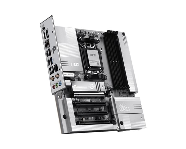 MSI AM5 PRO B850M-A WIFI PZ M-ATX, AMD, Pistoke AM5, AMD Ryzen 7000 Series, AMD Ryzen 8000 Series, AMD Ryzen 9000 Series, Pistoke AM5, DDR5-SDRAM, ...