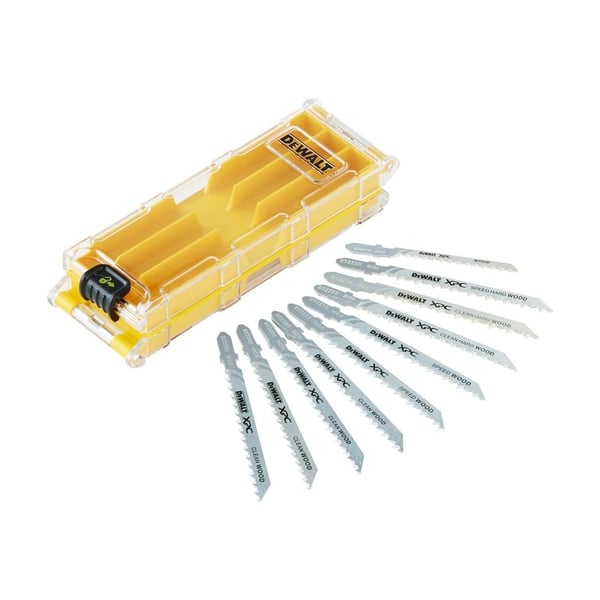 DeWALT DT2296-QZ, Kuviosahanterä, Puu, Metalli, Ruostumaton teräs, 10 kpl
