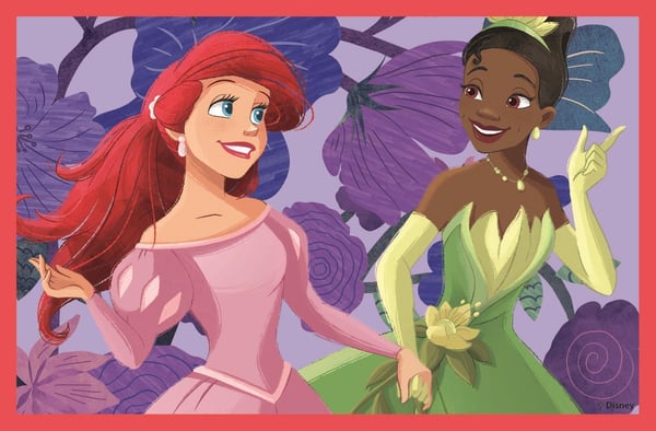 Clementoni Puslespil Disney Princess, 6 cubes
