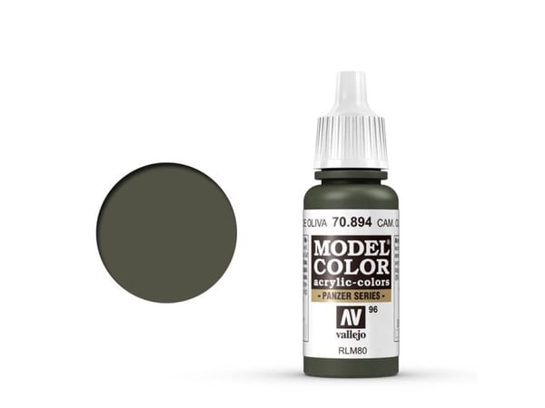 Vallejo 70.894, 17 ml, Oliv, Matt, Flaska