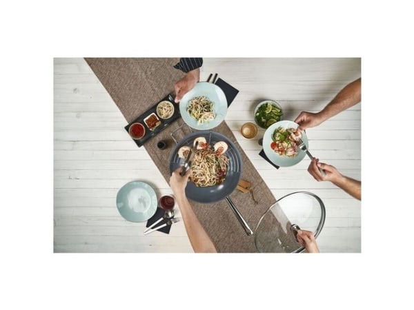 Zwilling 40992-032-0 Wok 32 cm, ruostumaton teräs, hopea