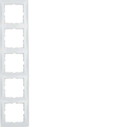 Berker 10158989, Valkoinen, Ruuviton, Berker, Kiiltävä, 1 kpl
