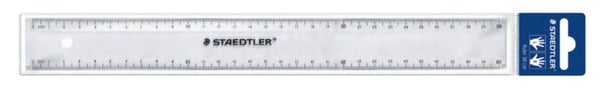 Staedtler 562 300 PB, Suhdeviivain, Muovi, Läpinäkyvä, 300 mm, Kupla, 1 kpl