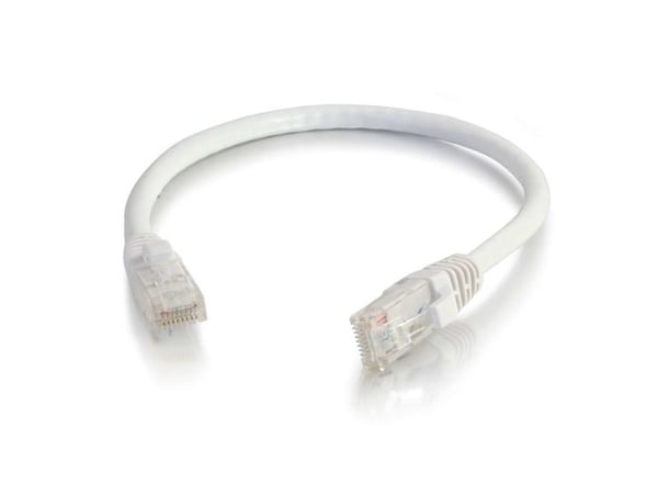 C2G Cat6 Booted Unshielded (UTP) Network Patch Cable - Koblingskabel - RJ-45 (hann) til RJ-45 (hann) - 30 cm - UTP - CAT 6 - formstøpt, uten hindri...