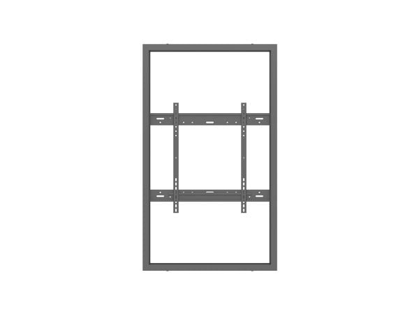 Multibrackets 6121, Terästä, Musta, Maisema/Muotokuva, 139,7 cm (55"), 25 kg, 200 x 200 mm
