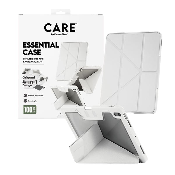 CARE by PanzerGlass TPU Essential Case Light Grey iPad Air 11" (2026/2025/2024)