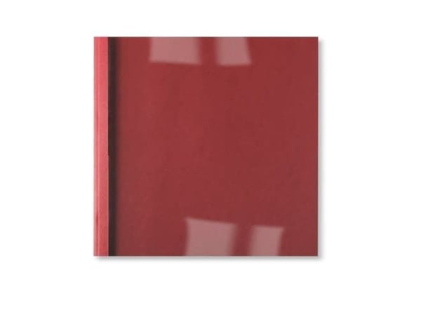GBC LeatherGrain - 1.5 mm - A4 (210 x 297 mm) - 15 ark - 150 mikroner - rød - 240 g/m² - 100 stk permomslag - for GBC ThermaBind T200, T400
