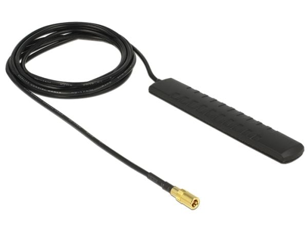 DeLOCK 89497, inomhus, Svart, ABS synthetics, 2 m, 20 dBi, DVB-T2