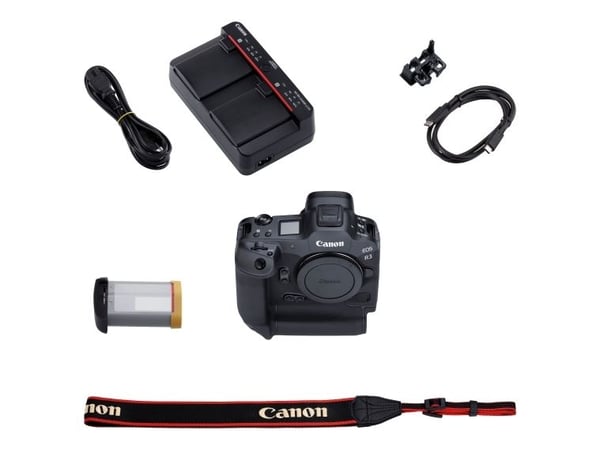 Canon EOS R3, 24,1 MP, 6000 x 4000 pikseliä, CMOS, 6K Ultra HD, Kosketusnäyttö, Musta