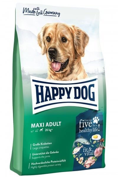 Happy Dog Supreme Fit&amp;Vital Maxi Adult, fôr til voksne hunder, 14 kg
