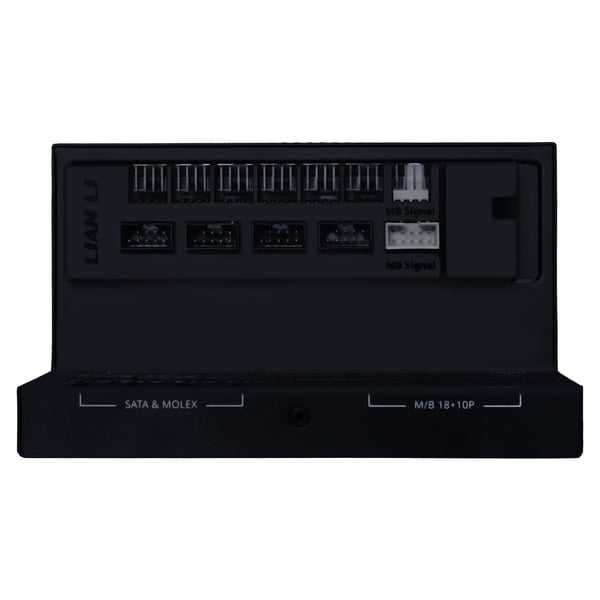 Lian Li EDGE GOLD 1000 80 PLUS Gold virtalähde, PCIe 5.1, ATX 3.1 - 1000 wattia, musta, sis. USB-keskitin (EG1000G BLACK)