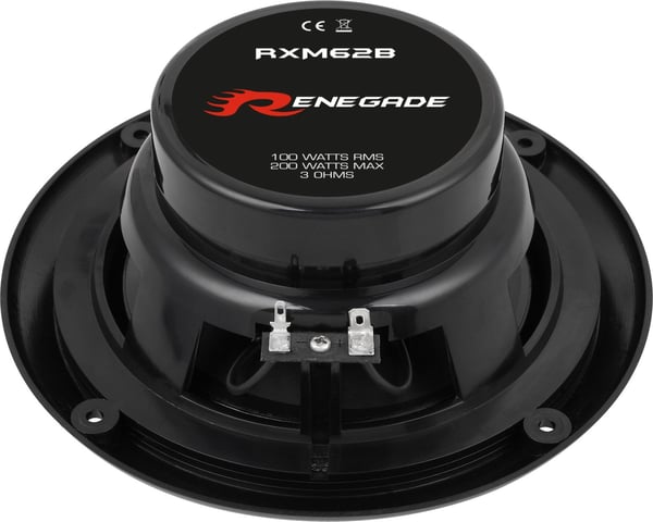 Renegade RXM62B, Diskanttikaiuttimen elementti, 100 W, Pyöreä, 200 W, 3 O, 75 - 20000 Hz