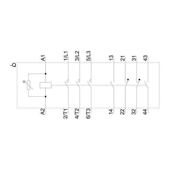 Siemens 3RT1054-1AR36 Tehonsuojaus 3 x katkaisija 1000 V/AC 1 kpl 1 kpl