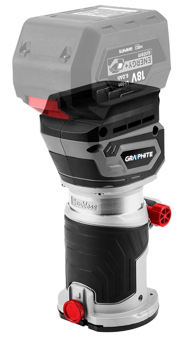 Energy+ 18V akkukäyttöinen harjaton jyrsin