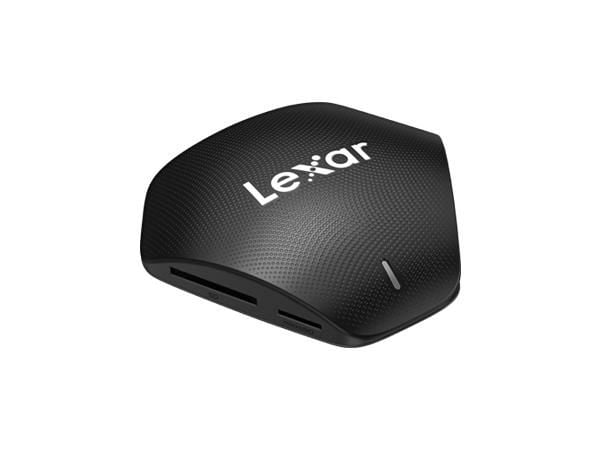 Lexar Professional - Kortleser - 3-i-1 (CF I, CF II, CF UDMA, SD, SDHC UHS-I, SDHC UHS-II, SDXC UHS-I, SDHC UHS-II, microSD, microSDHC UHS-I, micro...