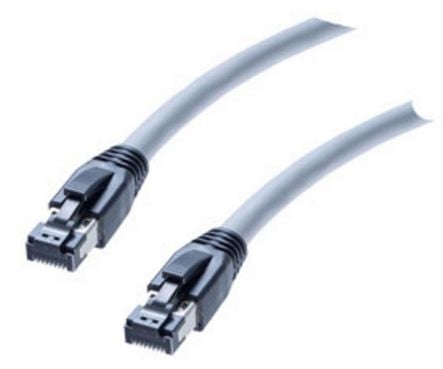 shiverpeaks BASIC-S patchkabel, Kat. 8, S/FTP, 15,0 m, grå RJ45 plugg - RJ45 plugg, oppdrag: TIA/EIA 568B, - 1 stk (BS08-400813)