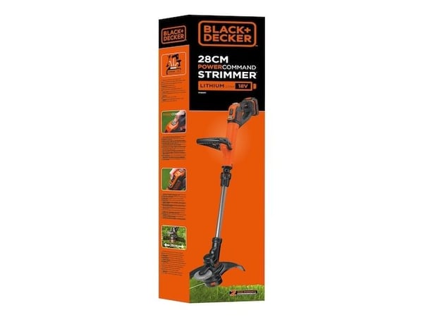 BLACK+DECKER STC1820EPC-QW grästrimmer 18 V 28 cm 2,0 Ah