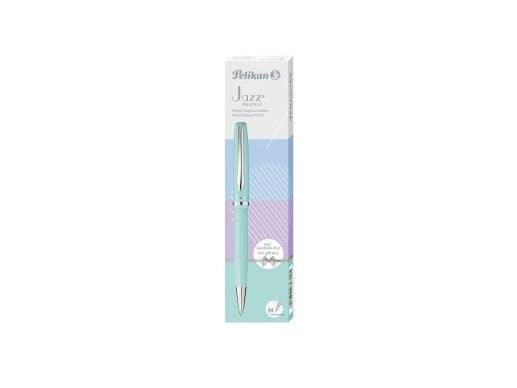 Pelikan Jazz Pastel K36, Klips, Kulepenn som åpnes og lukkes ved vridning, Blå, 1 stykker, Medium