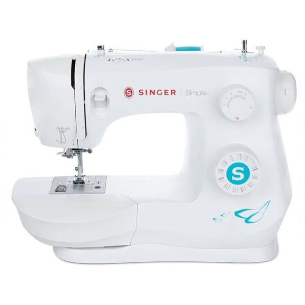 SINGER Simple 3337, Valkoinen, Automaattinen ompelukone, Ompelu, 1 Askel, Sähkö