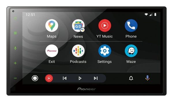 Pioneer SPH-DA160DAB Bilradio Apple CarPlay, DAB Radio og Bluetooth