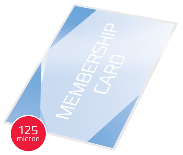 Lamineringsficka GBC 54x86 mm 125 micron Gloss - (100 st.)