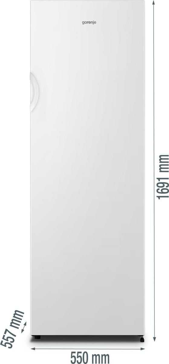 Gorenje FN4172CW frysteskåp 194 L, energiklass E, 55 cm, vit