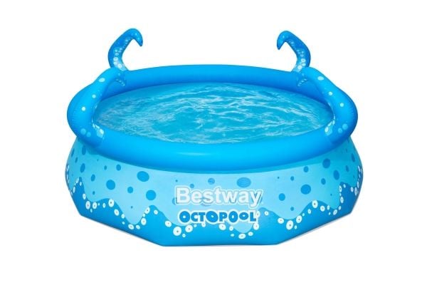 Bestway 57397, Oppblåsbart basseng, 3153 l, Rund, 2 år, Octopus, PVC